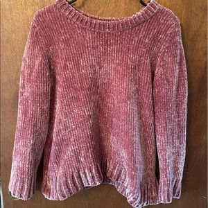 Orvis pink soft knit sweater
